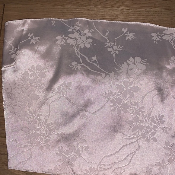 Satin Crop Top Tie-Up Back - Picture 2 of 4